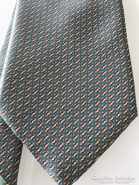Christian dior silk tie with a small, elegant pattern, new