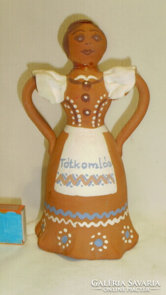 Traditional ceramic girl statue, figurine