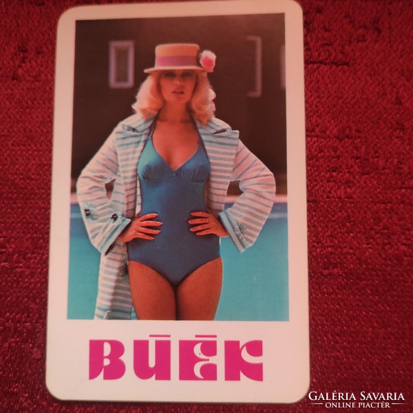 Röltex card calendar 1980