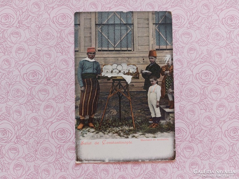 Old postcard art postcard Constantinople