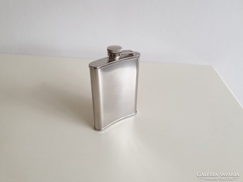 Stainless new flat glass metal bottle