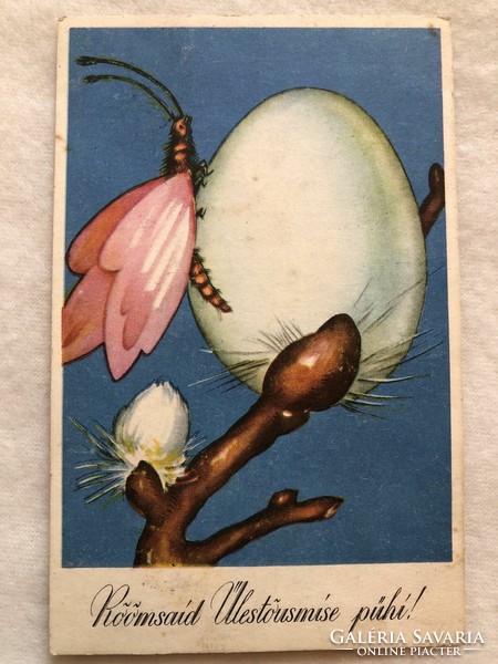 Antique, old Easter postcard -3.