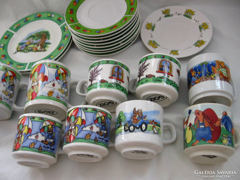 Bunny Easter götz kgg, Rösler children's mugs