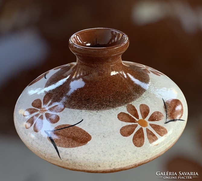 Kerámia váza szárazvirágnak, alján jelzés:  JD88
