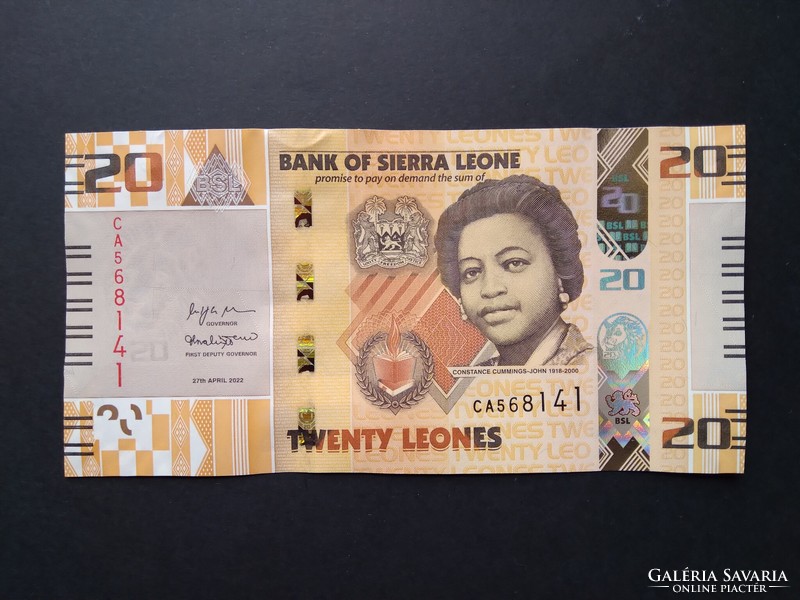 Sierra leone 20 leones 2022 oz