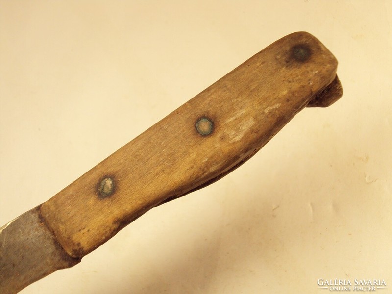 Antik régi henteskés konyhai kés kb. 1900-as évek elejéről