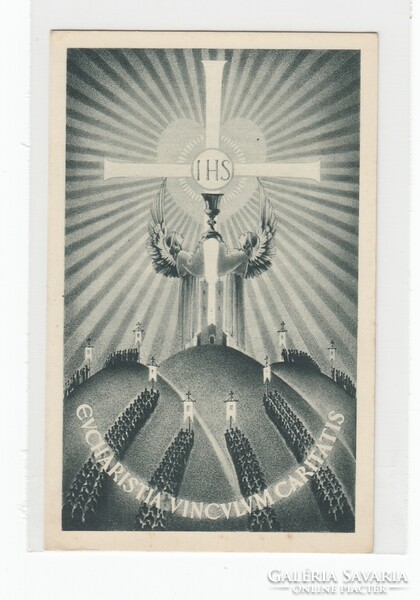 Eucharistia - Vinculum - Caritatis képeslap (postatiszta)
