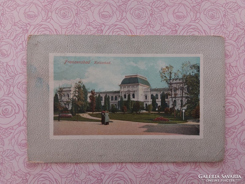 Old postcard photo postcard franzensbad kaiserbad