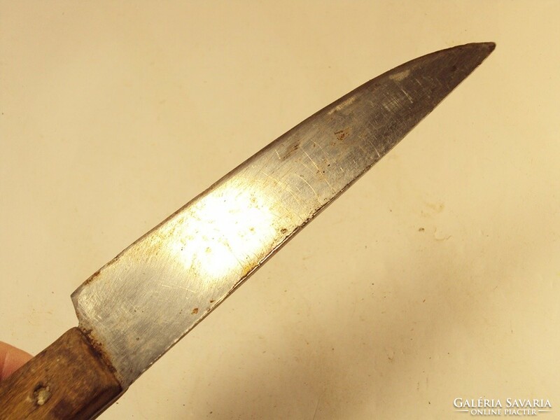 Antique old butcher knife kitchen knife approx. From the early 1900s