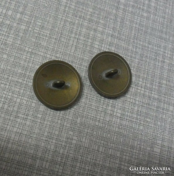 2 pcs. Metal button with lion, coat of arms. 2.3 Cm. For button collectors, tailoring-sewing-creative.