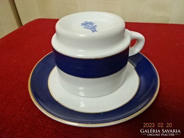 Alföldi porcelain coffee cup + saucer, six pieces for sale together. He has! Jokai.