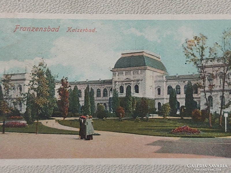 Régi képeslap fotó levelezőlap Franzensbad Kaiserbad