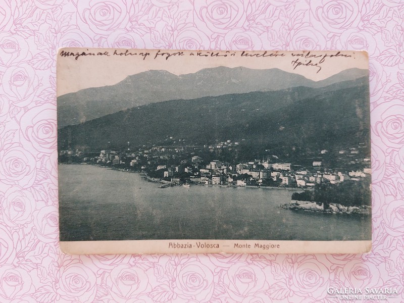 Régi képeslap fotó levelezőlap Abbazia Volosca