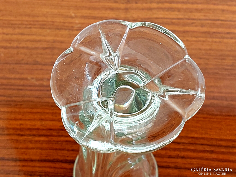 Régi üvegváza retro kis váza