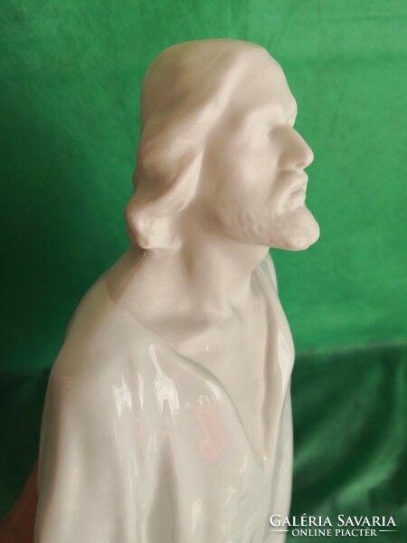 Herend porcelain, John of Croatia: standing Christ, largest, 47 cm in size (Jesus)