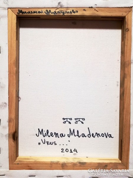 Milena Mladenova - Urus (2014) akril, vászon