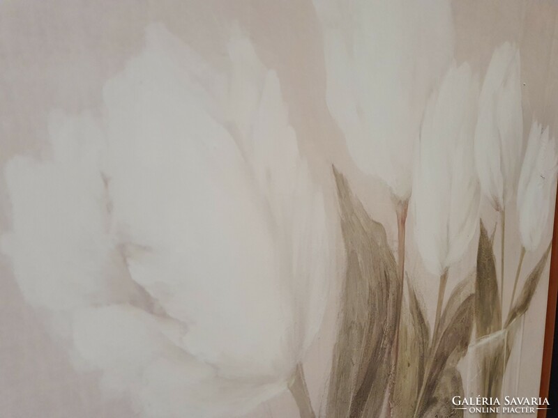 Fehér tulipánok - virágok képsorozat