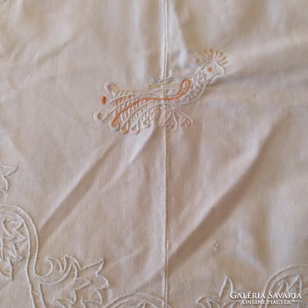 Antique embroidered tablecloth for sale!