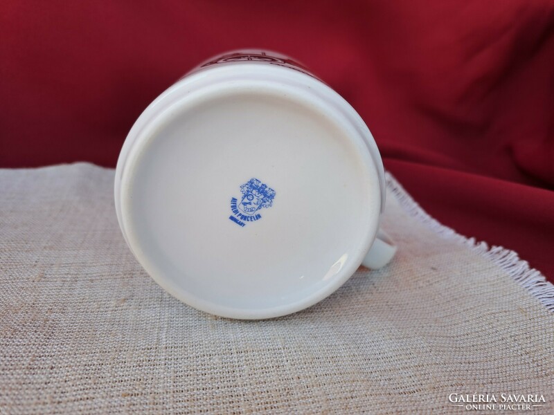Alföldi porcelain factory car mug collector's piece of nostalgia