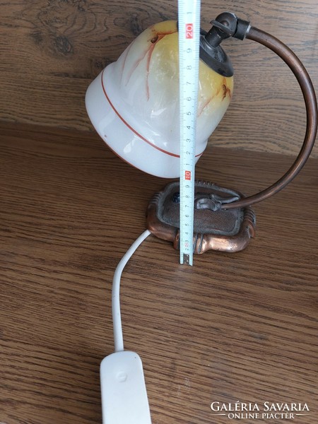 Art deco small wall-table lamp
