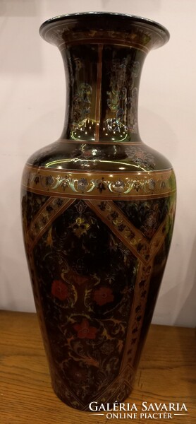 Zsolnay eosin floor vase