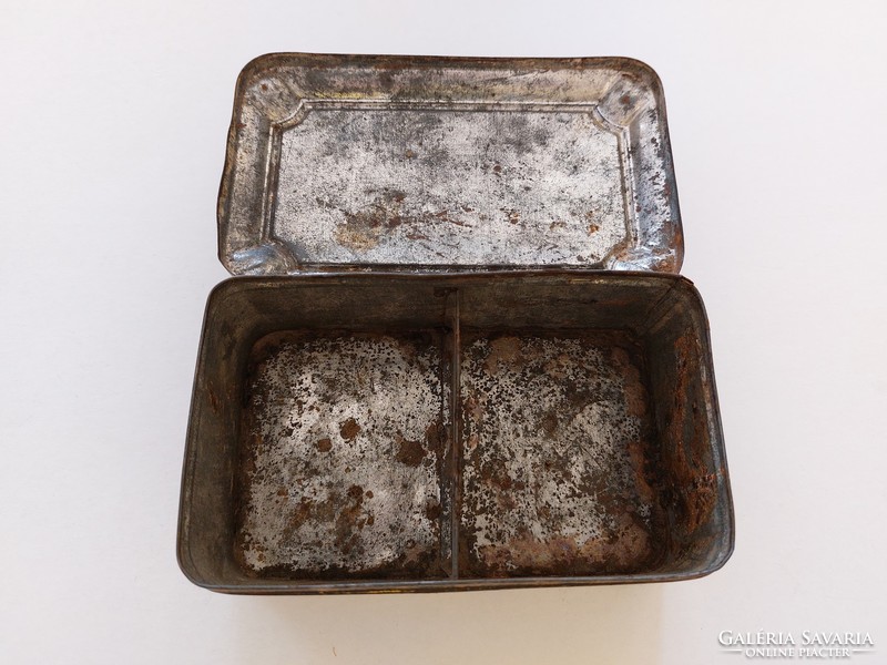 Old metal box with vintage coffee coffee box box