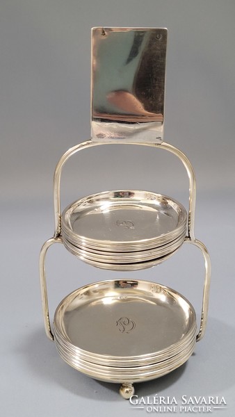 Antique silver special smoking set