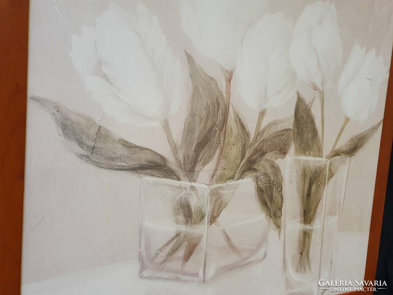 White tulips - flowers image series