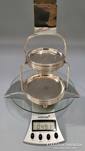 Antique silver special smoking set