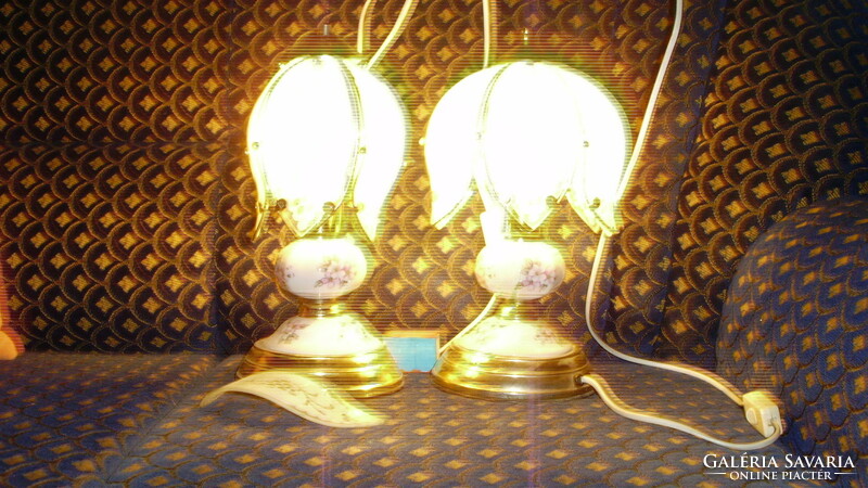 Two table lamps, bedside lamp - together