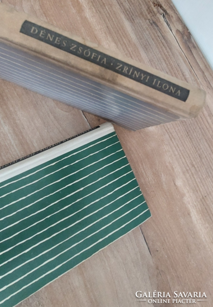 2 striped books! Zsófia Dénes, Ilona Zrínyi, boris palotai stormy heaven - book