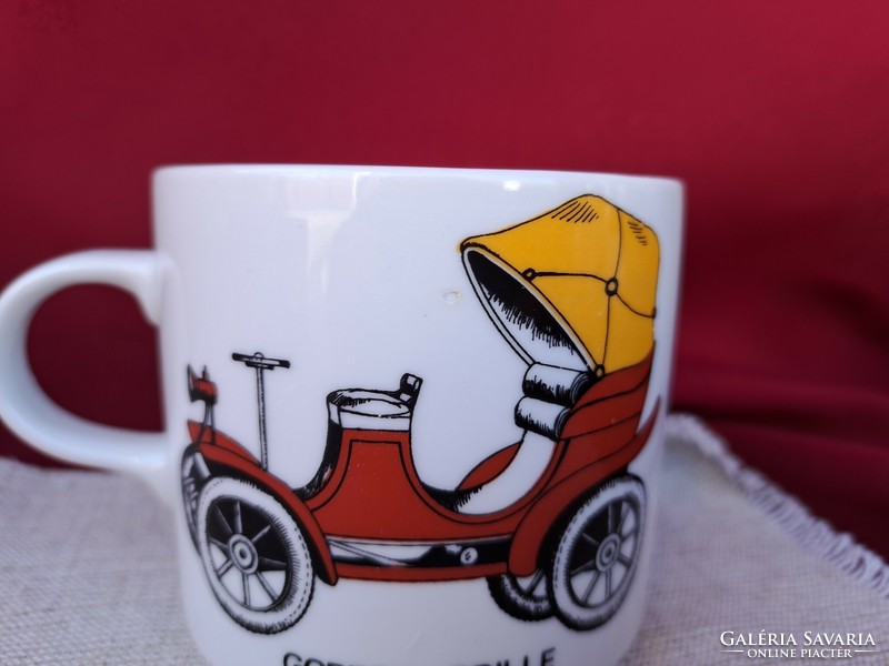 Alföldi porcelain factory car mug collector's piece of nostalgia