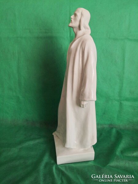 Herend porcelain, John of Croatia: standing Christ, largest, 47 cm in size (Jesus)