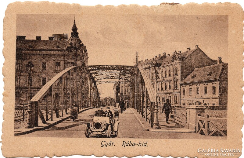 Győr rába bridge with convertible