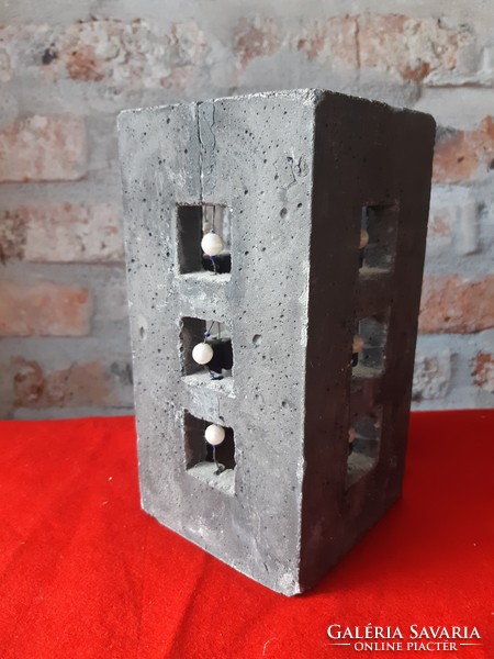 Concrete candle holder, candle holder