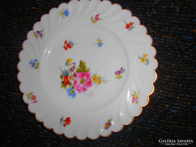 3 db Antik Carlsbad Carl Koll porcelán kézzel festett  tányér 20  cm