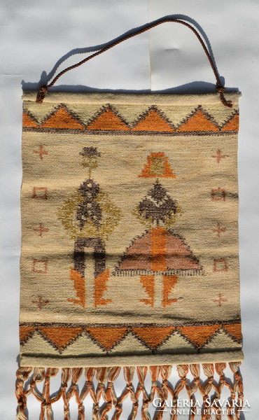 Wool tapestry by Éva Németh.