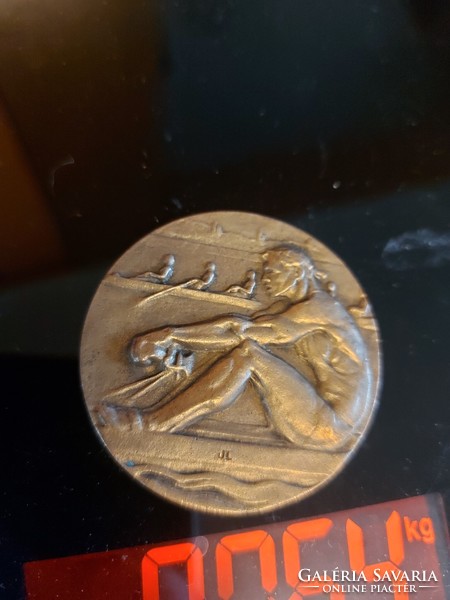 Commemorative medal, 1940s, 50 mm, Hungarian rowing association, jl mark