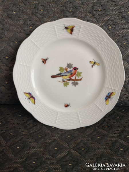 Herend bird pattern plate 1.