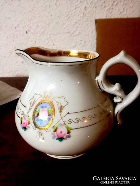 Bieder pink thick porcelain milk pouring cream jug