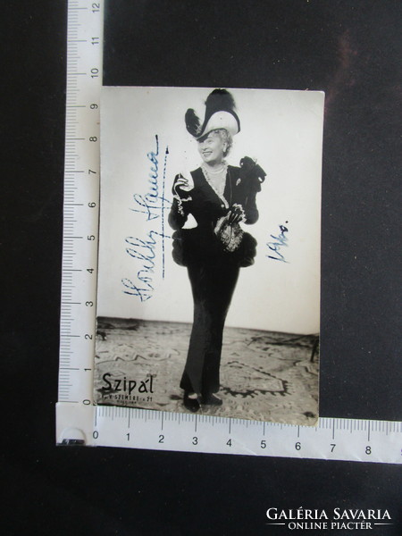 Honthy hanna operetta prima donna inn queen actress 1960 photo signed autograph autographed