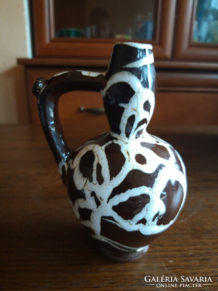 Small glazed ceramic jug