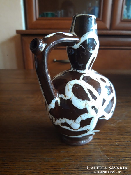 Small glazed ceramic jug