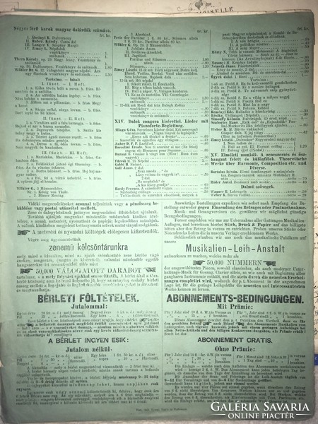 1868 / Alas! On bright star shines in the sky. Folk song. He was transcribed from piano by Michael Füredy