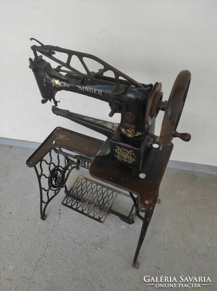 Antique shoemaker singer leather sewing machine sewing machine cobbler tool rare decorative leather sewing tool 763 6872