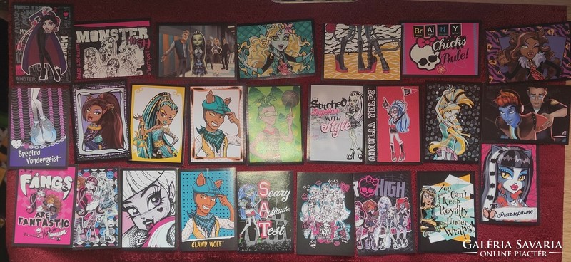 25 monster high panini stickers in one, sticker pack