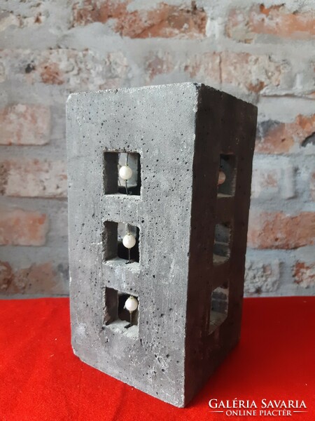 Concrete candle holder, candle holder