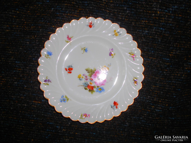 3 db Antik Carlsbad Carl Koll porcelán kézzel festett  tányér 20  cm