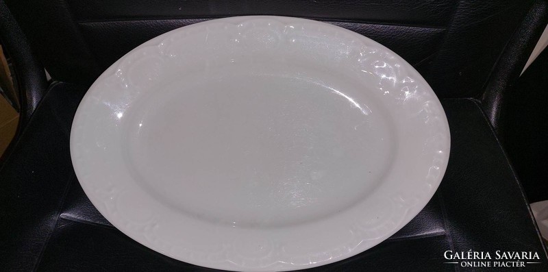 Mz Altrohlau patterned, large white roasting dish, centerpiece