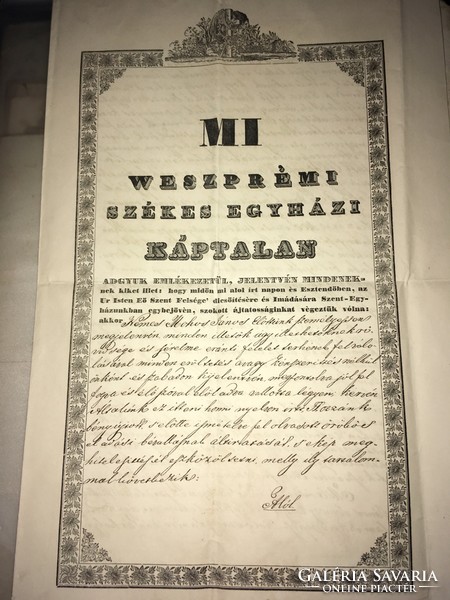 We are the church chapter of Weszprém! 1838 (Land for sale)